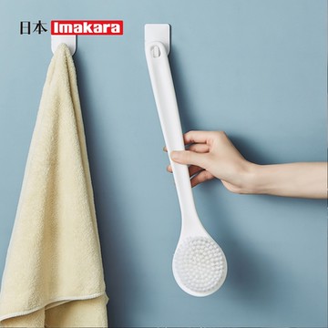 日本Imakara 長柄硬毛沐浴刷/洗背刷/搓澡刷