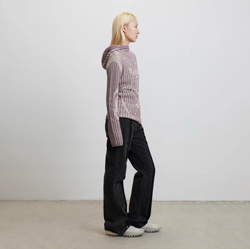 Violet Voetex Sweater 漩渦符號做舊感連帽毛衣