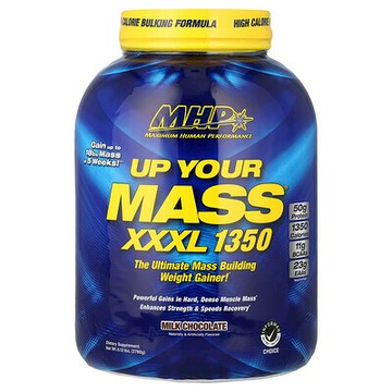MHP, Up Your Mass XXXL 1350，牛奶巧克力，6.12 磅（2780 克）
