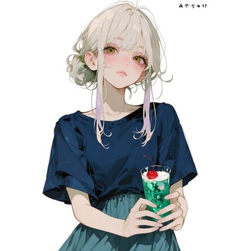 【8 月新款】07-139-0178 人物貼紙 簡約夏日女子