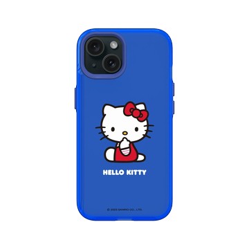 iPhone 15 Clear 激光藍 - 三麗鷗-Hello Kitty - Shh...
