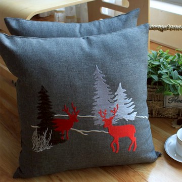 外貿原單美式鄉村PP棉布藝抱枕套靠墊腰枕男朋友枕客廳車載不含芯