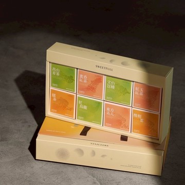 🚚快速出貨 🍪 台灣茶中秋禮盒 【Sweetfull 中秋限定禮盒】八款台灣茶風味軟餅乾｜送禮首選