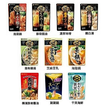 【江戶物語】 MIZKAN 味滋康 火鍋湯底系列 750g 湯頭 火鍋高湯 泡菜鍋/雞白湯/豚骨/昆布風味 日本原裝進口