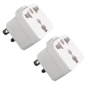 【威電】2入組CB1005世界轉萬用型插頭(加拿大.美國.台灣)