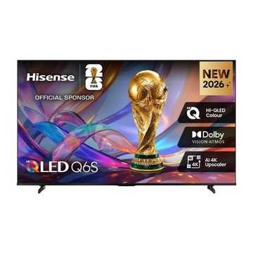 Hisense 50型《Hi-QLED》AI 4K 量子點液晶顯示器 50Q6S【送HDMI線】