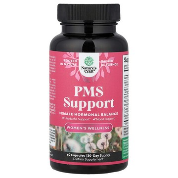Nature's Craft, 女性健康，PMS 支援，60 粒膠囊
