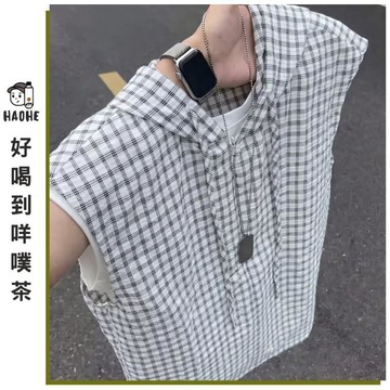 設計感鏤空背心馬甲2026春夏季新款寬鬆韓版網格疊穿慵懶風上衣