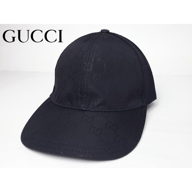 GUCCI × NEW ERA グッチ GG ヤンキース レザーキャップ - 帽子