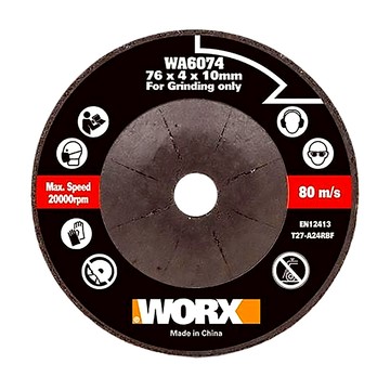 WORX 威克士 台灣公司貨 金屬切割 打磨研磨鋸片WA6074 76mm  1個