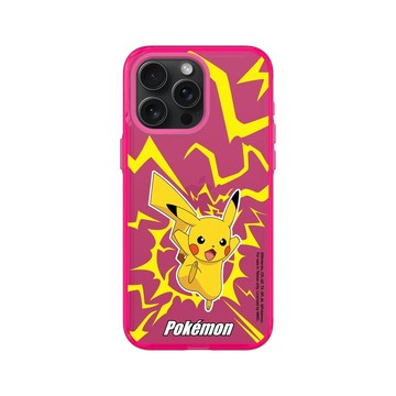 iPhone 15 Pro Max Clear 粉漾桃 - 寶可夢 Pokemon - 戰鬥系列-皮卡丘