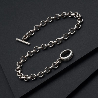 Silver925 Chain Bracelet（sv925刻印入） B12 | Solmia
