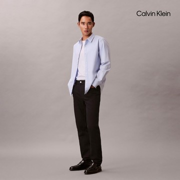 【Calvin Klein】 CK Slim Taper 經典修身窄管牛仔褲_黑色