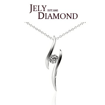【JELY】燦爛光華0.30克拉-H&A八心八箭美鑽墜鍊