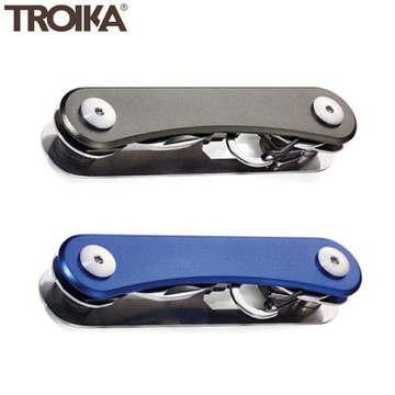 又敗家@德國TROIKA聰明CLEVER KEY工具鑰匙圈KCL81(6個功能，一字螺絲刀、開瓶器、登山扣、扳手(4種尺寸)、翼形螺絲工具、公制/英制尺)機車汔車鑰匙圈拌手禮物【全館299超取免運】【APP下單點數4倍送】