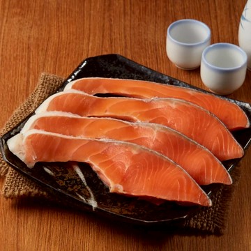 【團購專區：箱購】北海道風味日式鹽漬鮭魚4入(300g/包)，共15包