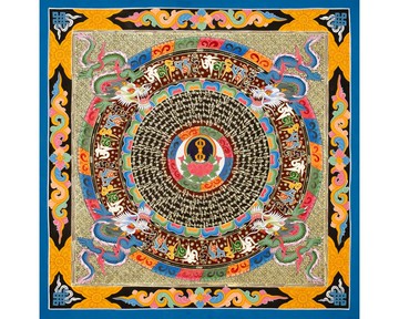 手工金剛杵曼陀羅——西藏唐卡的力量與純淨之象徵