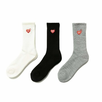 AirRoom正品現貨 2026AW HUMAN MADE PILE SOCKS 紅愛心 長襪 襪子