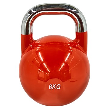 AB Sport 鋼製競技壺鈴 6KG  紅色  1個