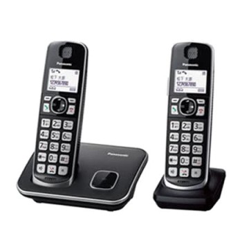 國際牌Panasonic中文顯示大按鍵無線電話/KX-TGE612TWB
