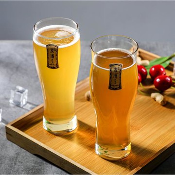 日本進口東洋佐佐木玻璃杯本格琥珀色精釀小麥啤酒杯日式家用杯子