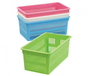 JUSKU 佳斯捷 長今收納籃 【台灣製】堆疊式置物籃 分類籃 4237小長今/4238大長今