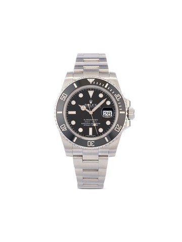 Rolex - 2013 pre-owned Submariner Date 40mm - unisex - Sapphire Glass/stainless steel - One Size - Black