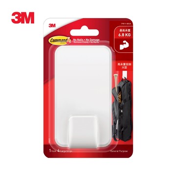 3M 無痕高承重掛鉤-中型/大型-三入組賣場(免釘免鑽超高承重力)