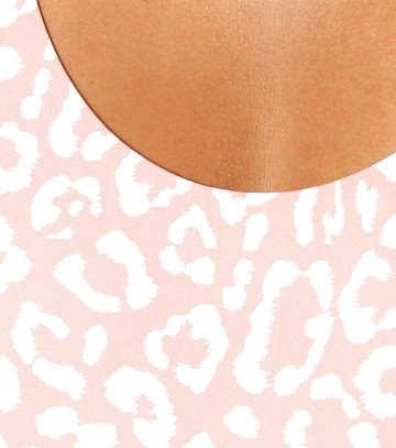 Reina Olga Funky leopard-print swimsuit