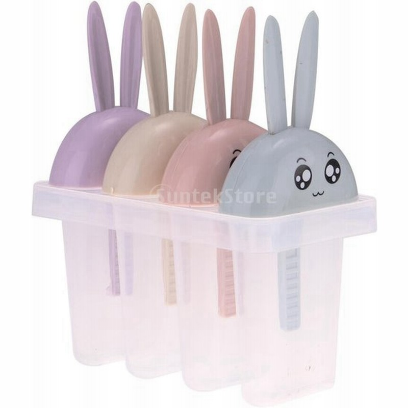 4セル ラブリー リトル ウサギ ポプシクルメーカー アイスクリーム アイスポップ 金型 無毒 キッチン金型 実用的 通販 Lineポイント最大0 5 Get Lineショッピング