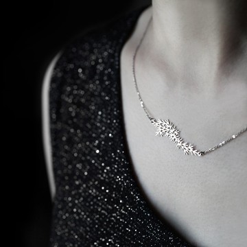 moorigin 水蘊草項鍊 | 醫療鋼・抗過敏・可洗澡・不掉色