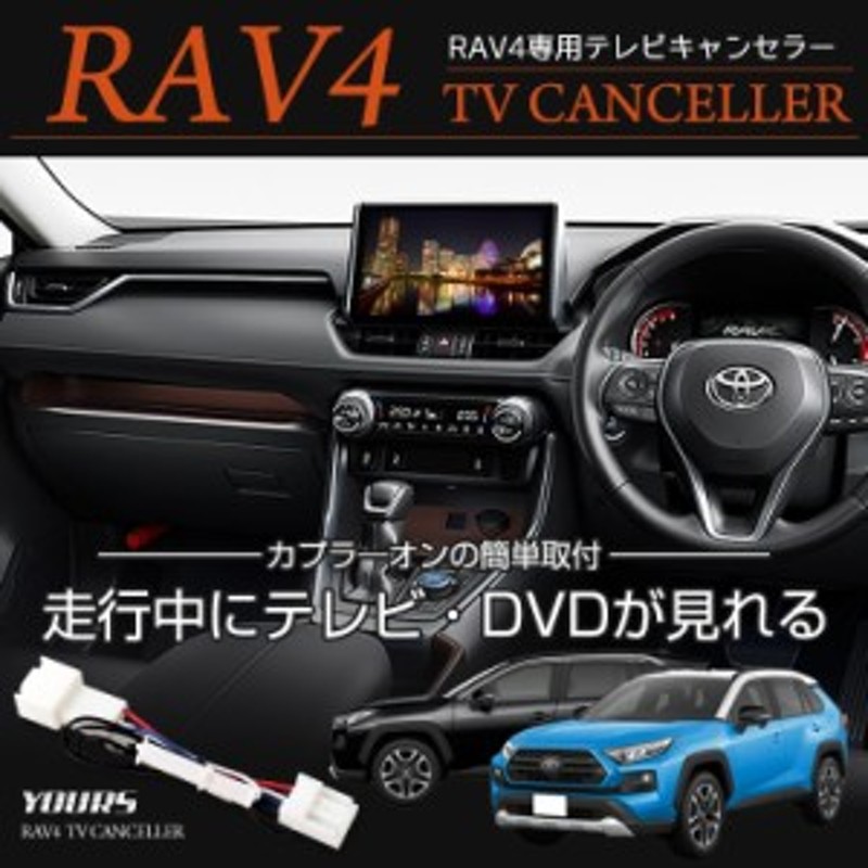 クーポン利用でさらに10%OFF]RAV4 純正ナビ専用 TVキット テレビ