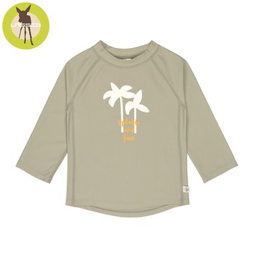 德國Lassig-嬰幼兒抗UV長袖泳裝上衣-棕櫚微風