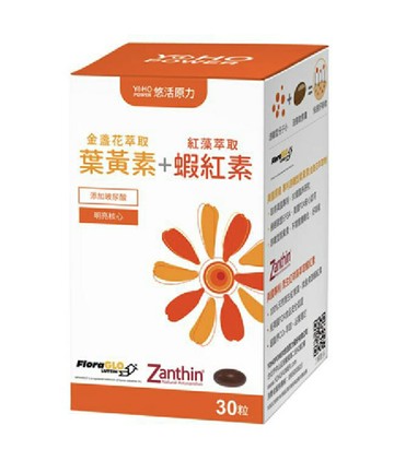 悠活原力 floraglo 金盞花葉黃素+蝦紅素軟膠囊 (30顆)