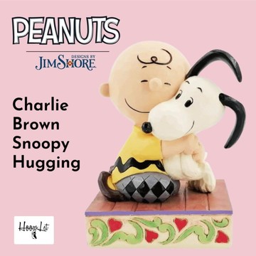 嘻嘻日貨🐾 現貨 日本限定 JIM SHORE 史努比＆查理布朗 擁抱款 手工彩繪公仔 SNOOPY 收藏擺飾