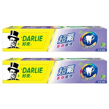 DARLIE 好來 超氟多效護理牙膏 持久清新 8效健齒  180g  2條