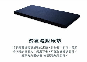 【減壓 床墊】 透氣釋壓床墊 護理床墊規格193x91x8cm 贈精美床包1組