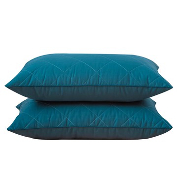 南極人羽絲絨枕頭枕芯成人家用護頸椎枕助睡眠單人酒店枕頭芯一對