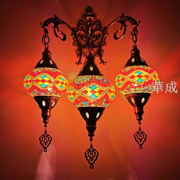 ⭐進口吊燈檯燈 摩洛哥特色經典三頭壁燈民宿咖啡廳餐廳酒店酒吧會所手工裝飾壁燈 吊燈檯燈落地燈