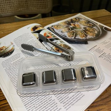 【自留家用】304不銹鋼冰塊 冰酒啤酒飲料威士忌酒具速凍冰粒