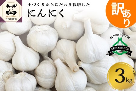 青森県産にんにく3kg（1kg×3）