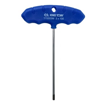 KING TONY 金統立 專業級工具T把六角扳手 鍍鉻釩合金材質  1支