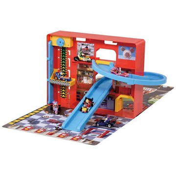 【震撼精品百貨】Micky Mouse 米奇/米妮  迪士尼小汽車 米奇妙妙車隊提盒遊戲組 震撼日式精品百貨