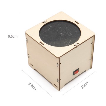 【W先生】科技小製作 木製 3D拼圖 星空燈 星象儀 投射燈 星座儀 科學實驗 玩具 益智 教育 DIY 拼裝 組裝