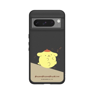 Pixel 8 Pro SolidSuit 黑 - 三麗鷗-布丁狗30週年 PomPomPurin (30th Anniversary) - 哼歌搖擺
