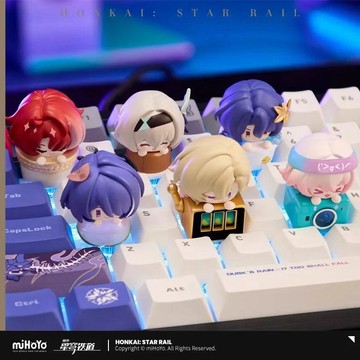 ✨臺灣出貨✨米哈遊崩壞星穹鐵道指尖鍵帽系列第2彈潮流盲盒周邊桌面擺件