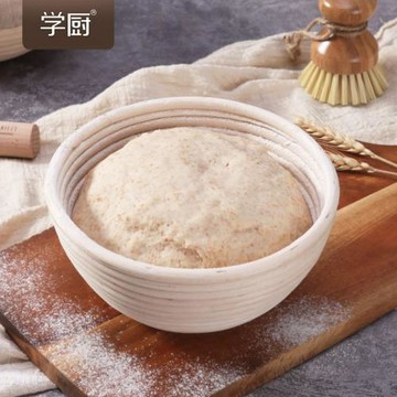 學廚 面團發酵藤籃手編歐包面包發酵藍筐子歐式家用烘焙工具