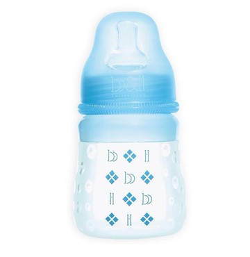 b&h 寬口徑仿母乳排氣矽膠奶樽 140ml