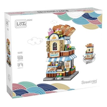 樂高 其他/周邊 LOZ鑽石積木街景麵包店
