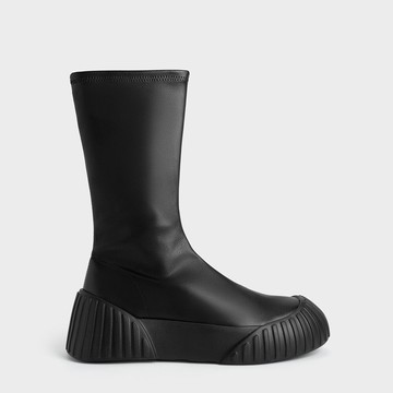 Adrian 厚底中筒靴